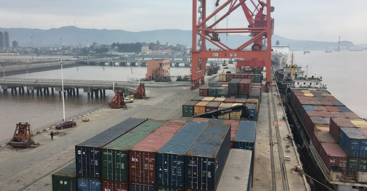 上半年臺州港集裝箱吞吐量35.9萬標(biāo)準(zhǔn)箱